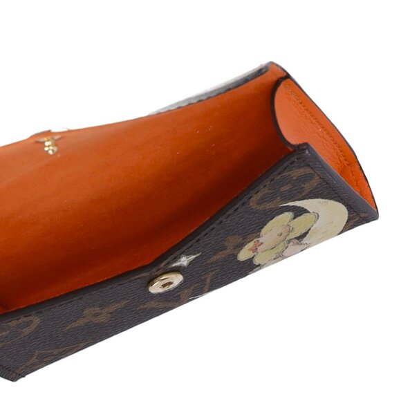 Louis Vuitton Monogram Vivienne Playing Cards Pouch Gold Brown Wallet - Picture 5 of 5